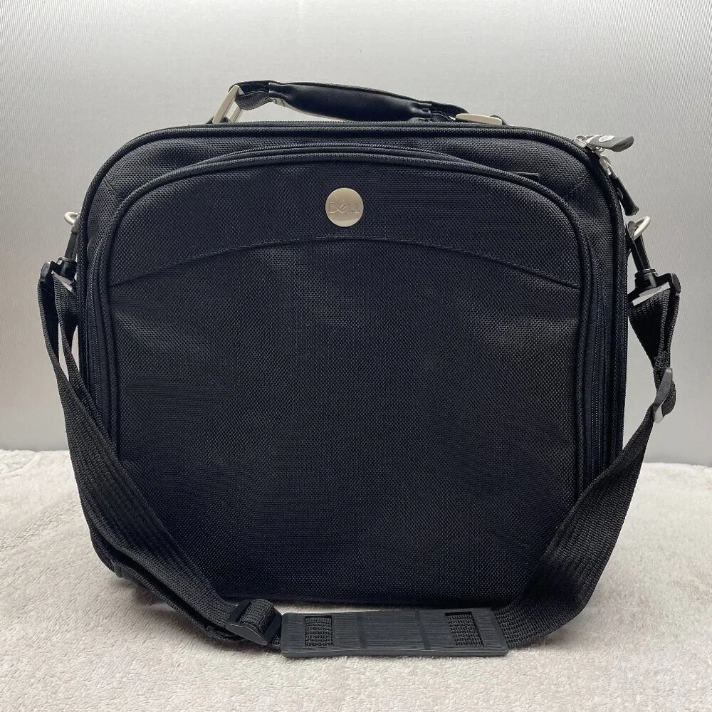 NWOT Dell Laptop Bag/Briefcase, Black, Shoulder Strap, 14 1/2
